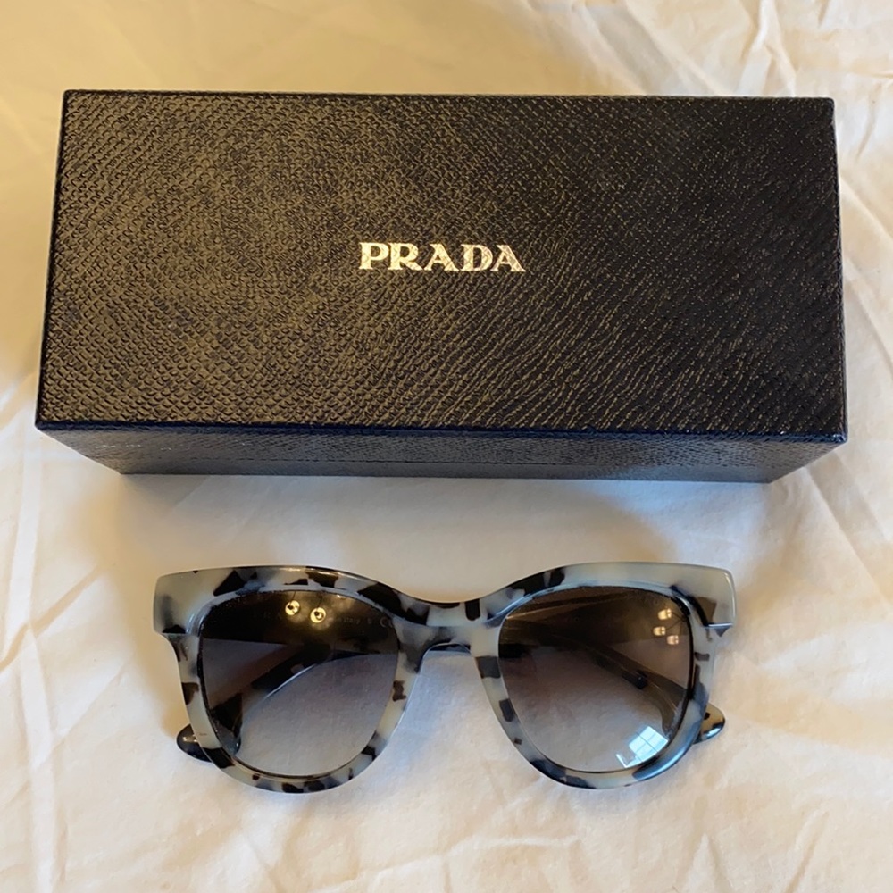 Prada tortoise shell sunglasses